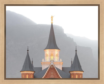 Provo City Center Morning Fog Gallery Wrap