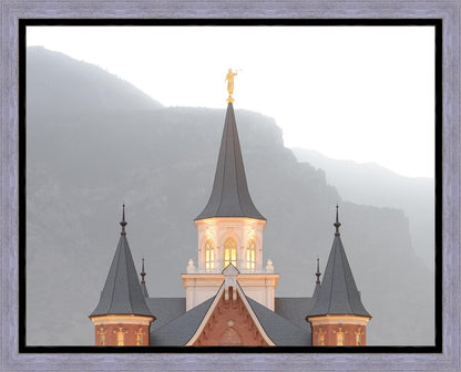 Provo City Center Morning Fog Gallery Wrap