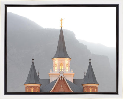 Provo City Center Morning Fog Gallery Wrap