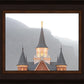 Provo City Center Morning Fog