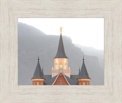 Provo City Center Morning Fog