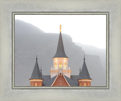 Provo City Center Morning Fog