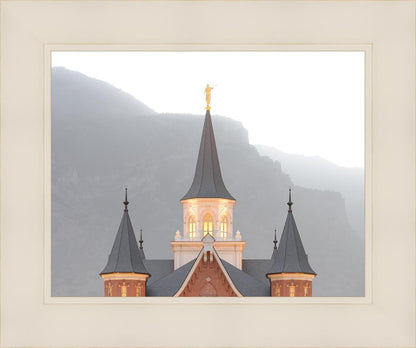 Provo City Center Morning Fog