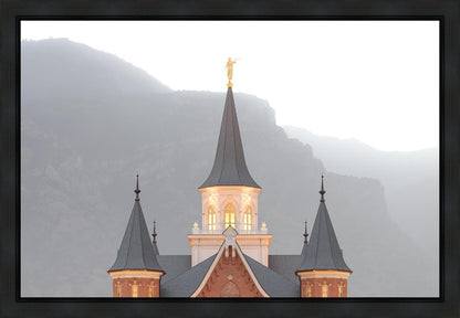 Provo City Center Morning Fog Gallery Wrap