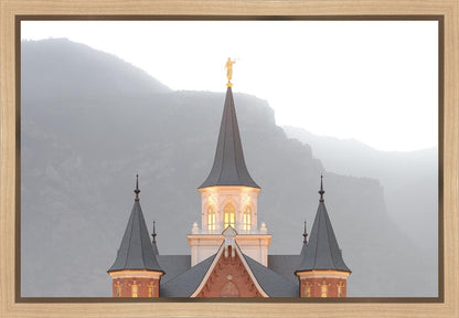 Provo City Center Morning Fog Gallery Wrap