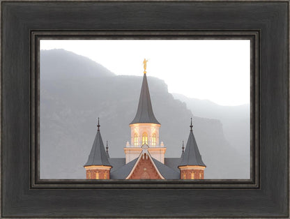 Provo City Center Morning Fog