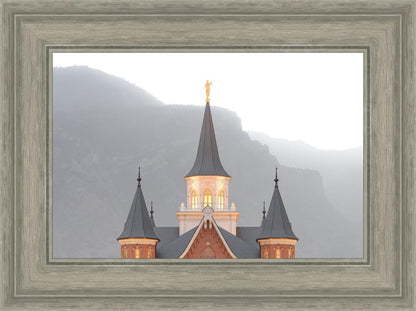 Provo City Center Morning Fog