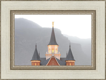 Provo City Center Morning Fog