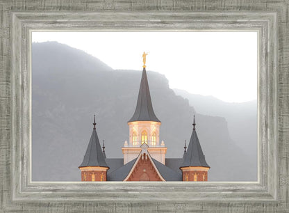 Provo City Center Morning Fog