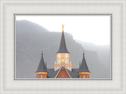 Provo City Center Morning Fog