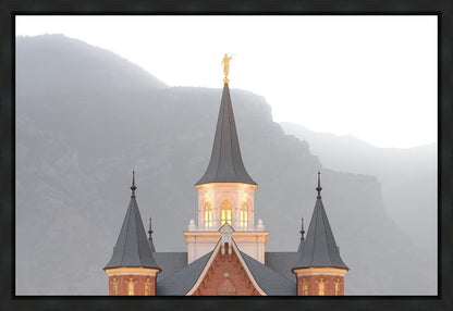 Provo City Center Morning Fog Gallery Wrap