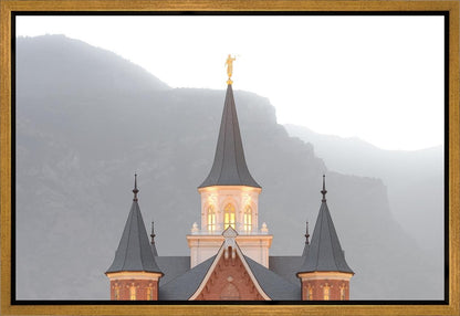 Provo City Center Morning Fog Gallery Wrap