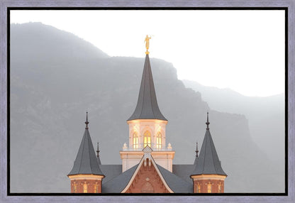 Provo City Center Morning Fog Gallery Wrap