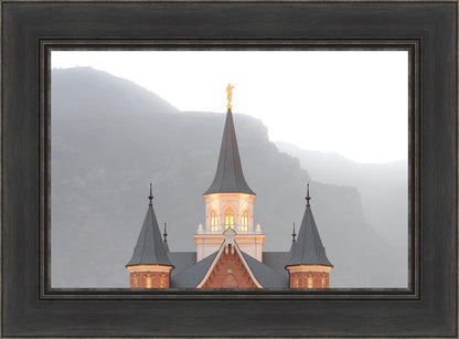 Provo City Center Morning Fog