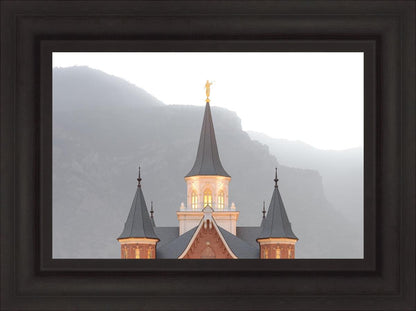 Provo City Center Morning Fog