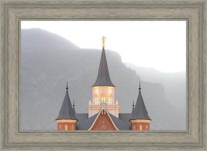 Provo City Center Morning Fog