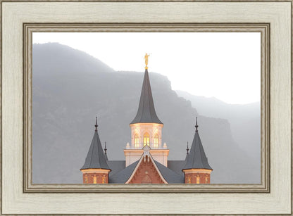 Provo City Center Morning Fog