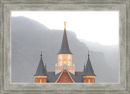 Provo City Center Morning Fog