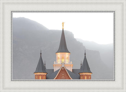 Provo City Center Morning Fog