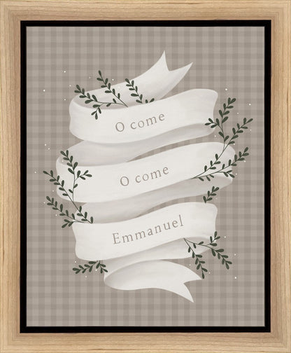 O Come Emmanuel Tan Gallery Wrap