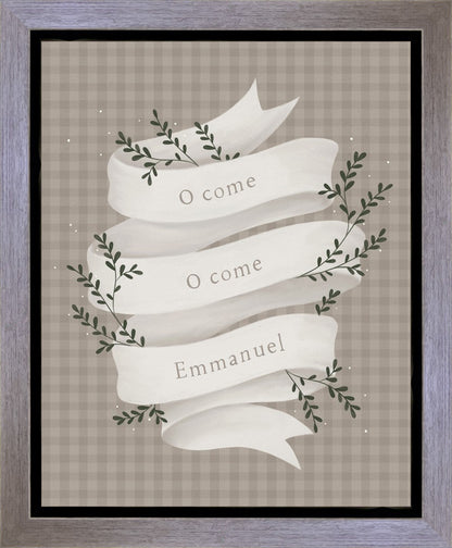 O Come Emmanuel Tan Gallery Wrap