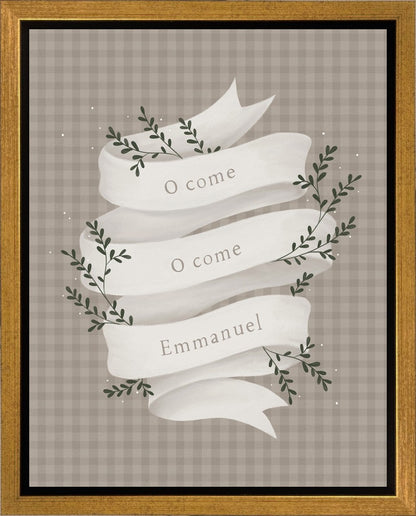 O Come Emmanuel Tan Gallery Wrap