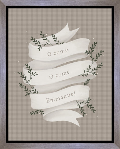 O Come Emmanuel Tan Gallery Wrap