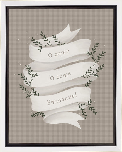 O Come Emmanuel Tan Gallery Wrap