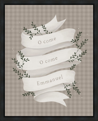 O Come Emmanuel Tan Gallery Wrap