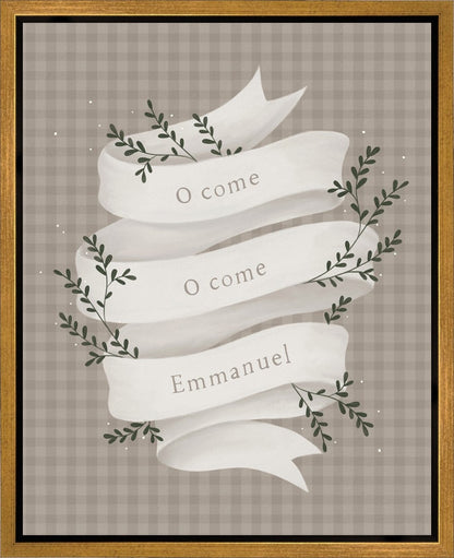 O Come Emmanuel Tan Gallery Wrap