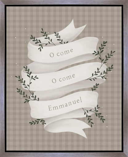 O Come Emmanuel Tan Gallery Wrap