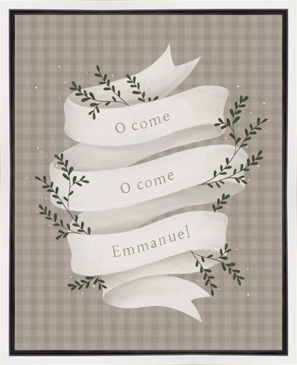 O Come Emmanuel Tan Gallery Wrap