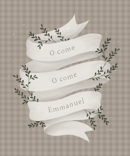 O Come Emmanuel Tan Gallery Wrap