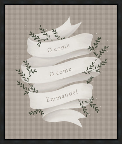 O Come Emmanuel Tan Gallery Wrap