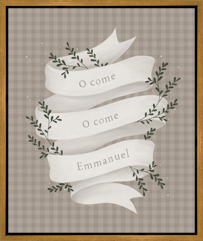 O Come Emmanuel Tan Gallery Wrap