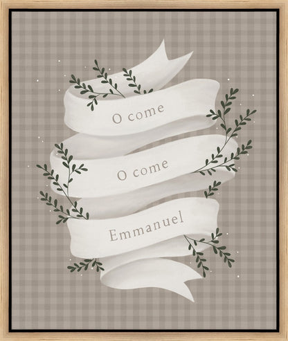 O Come Emmanuel Tan Gallery Wrap