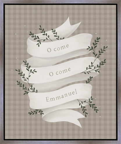 O Come Emmanuel Tan Gallery Wrap