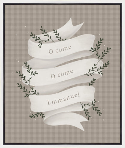 O Come Emmanuel Tan Gallery Wrap