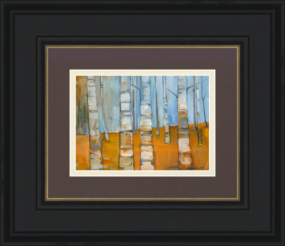 Winter Aspens
