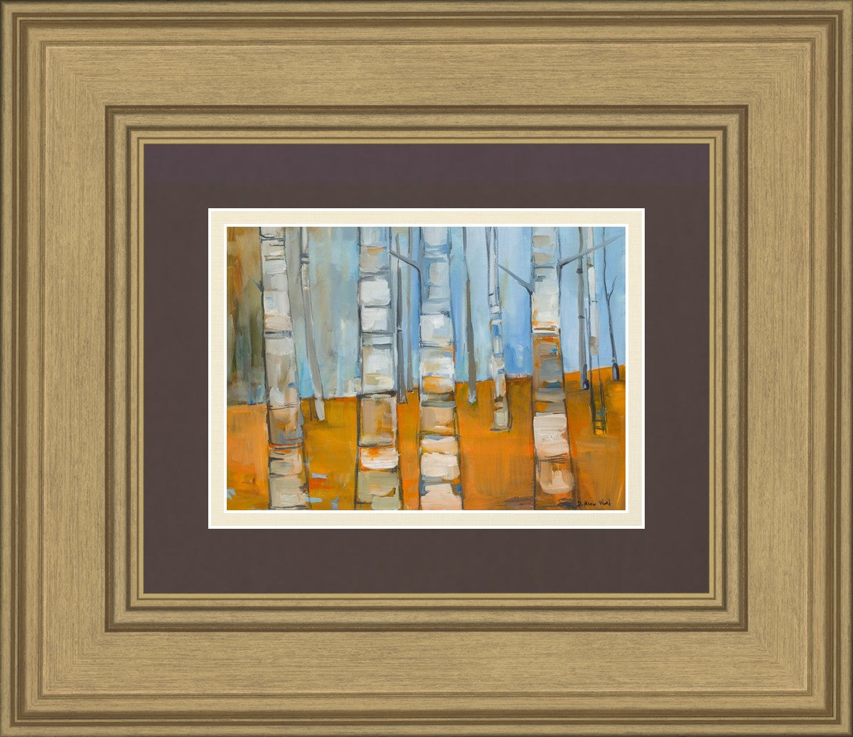 Winter Aspens