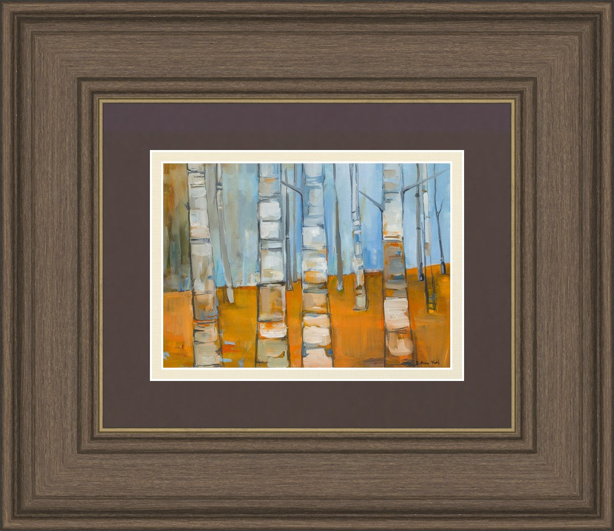Winter Aspens