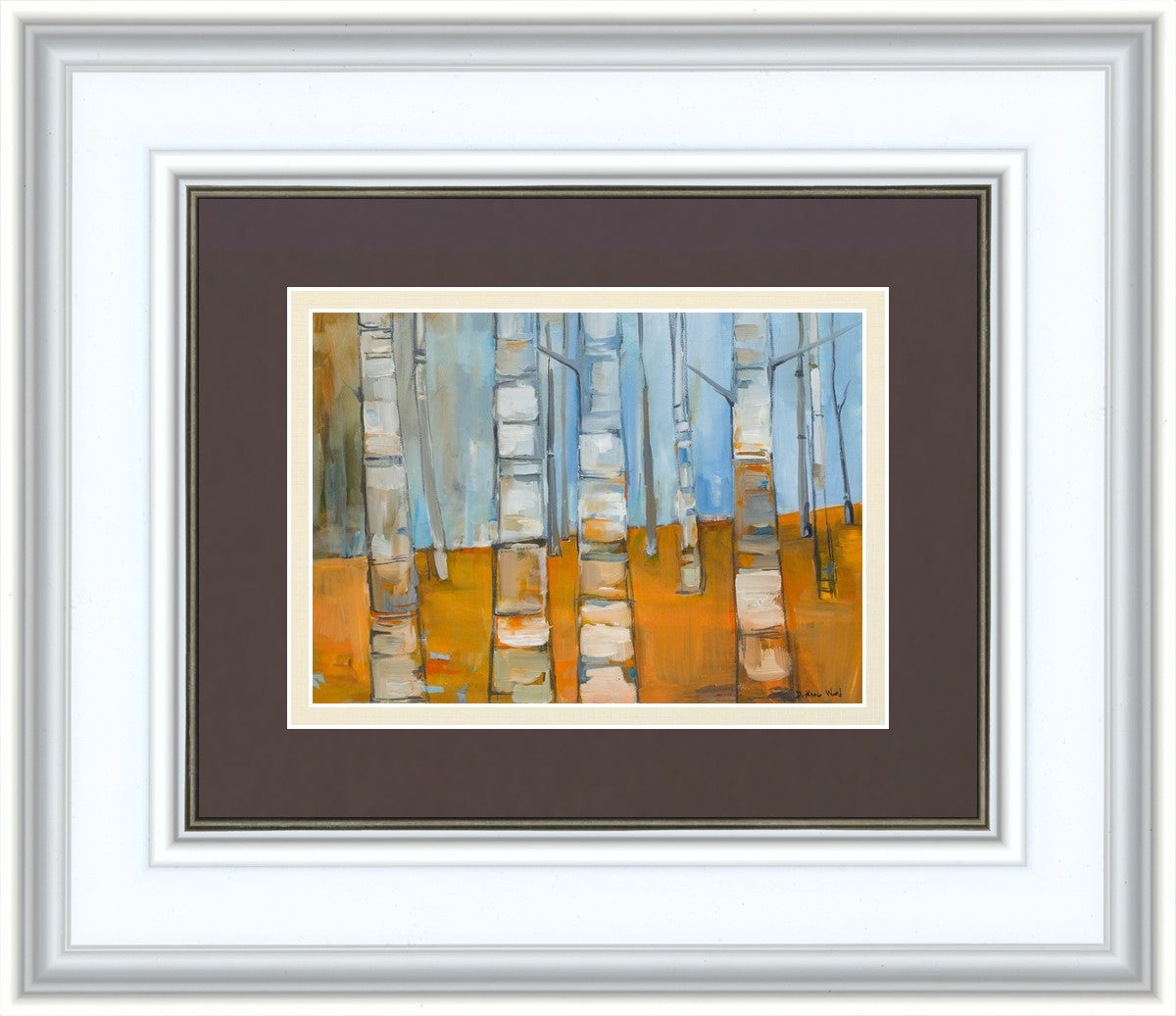 Winter Aspens