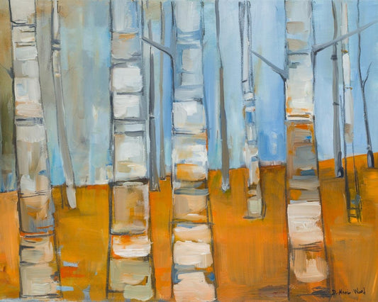 Winter Aspens Gallery Wrap