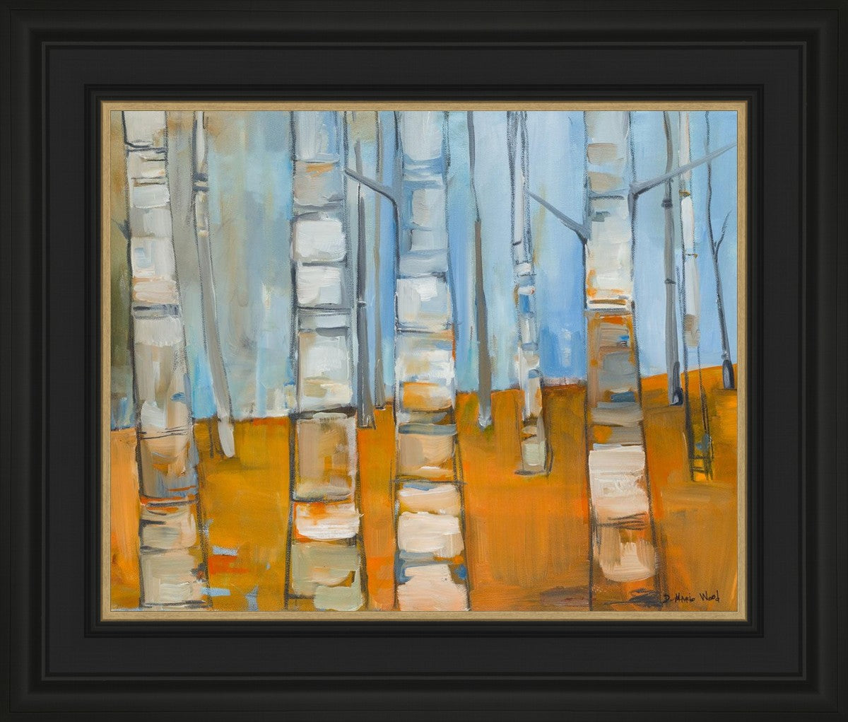 Winter Aspens