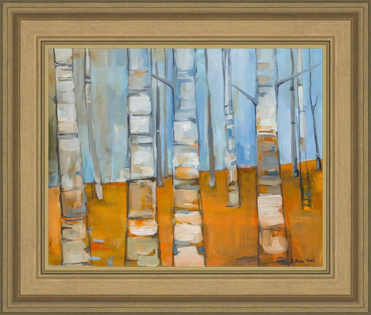 Winter Aspens
