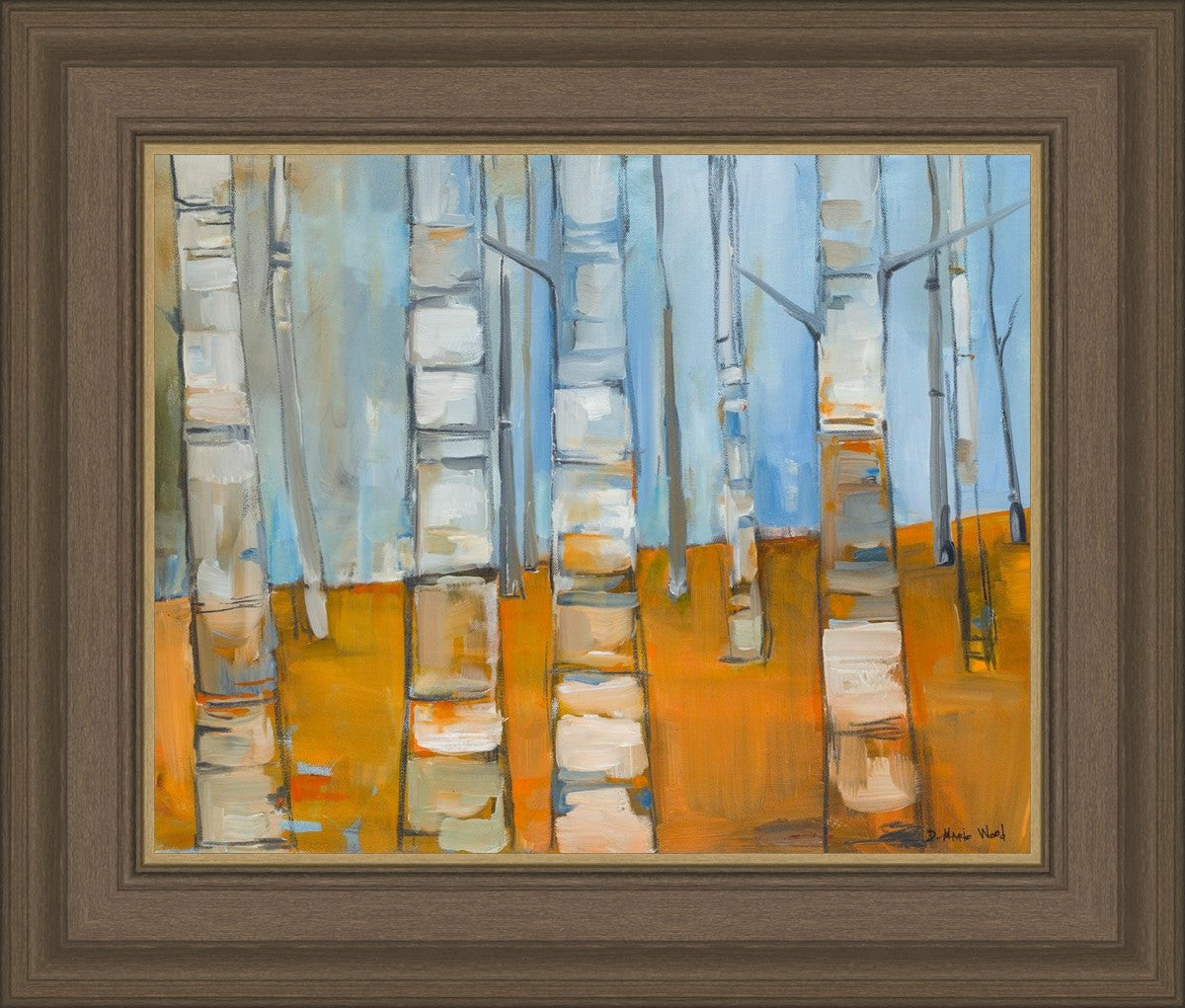 Winter Aspens