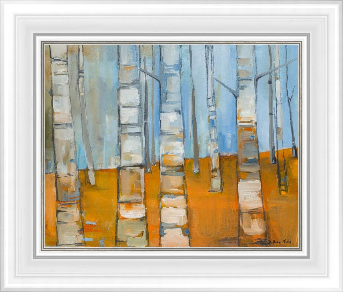 Winter Aspens