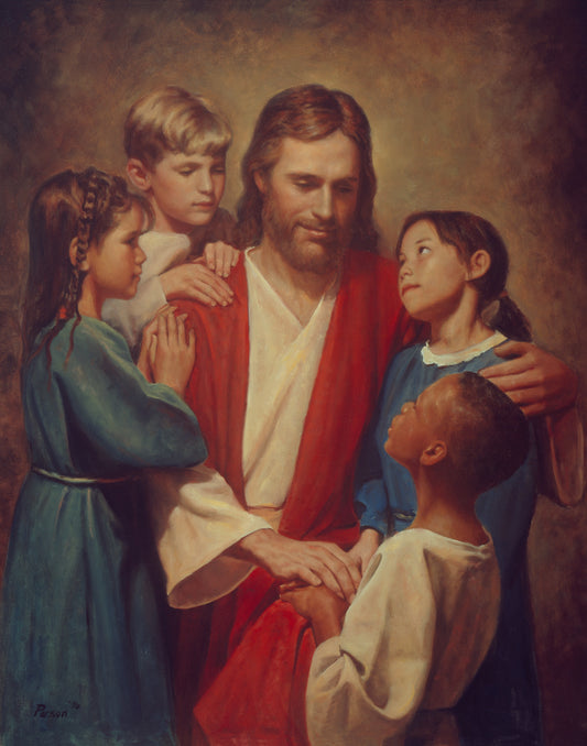Christ And Children From Around The World