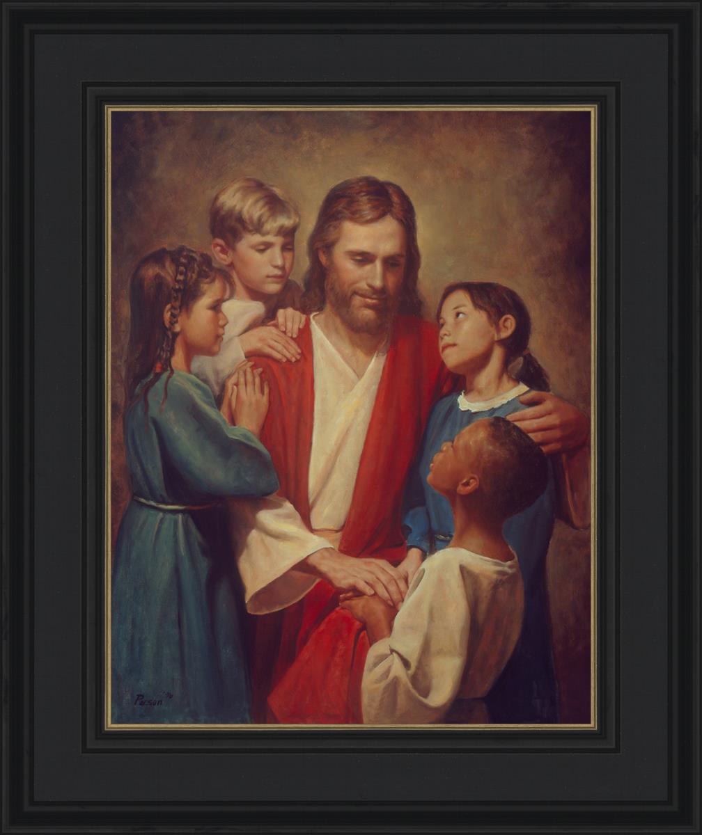 Christ And Children From Around The World