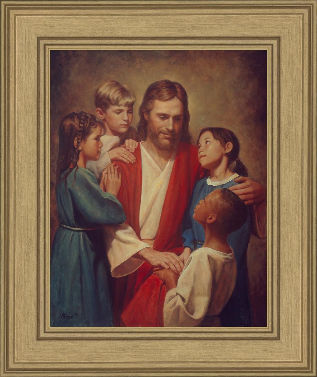 Christ And Children From Around The World